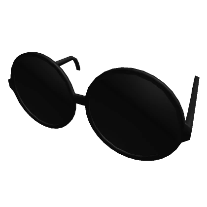 BlackOut Round Glasses