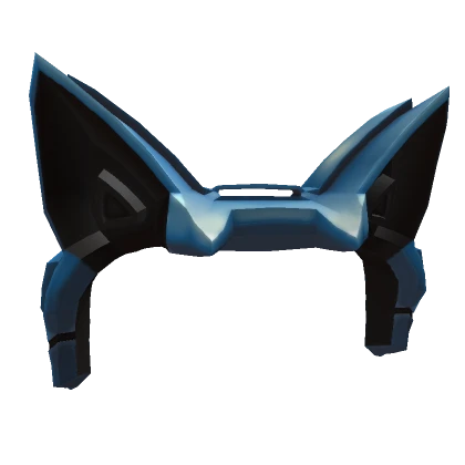 Blue Cyber Neko Ears