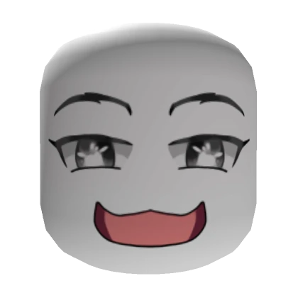 White Eyes Anime Smug Mask