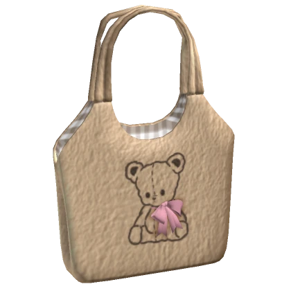 Fluffy Bear Tote Bag