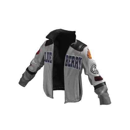 BB White Varsity Jacket Kendrick Super Bowl Style