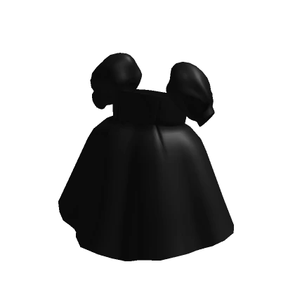 Puffy Doll Dress - Black