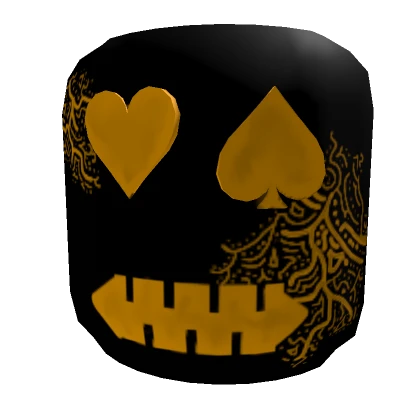 Heart & Spade Mask Golden