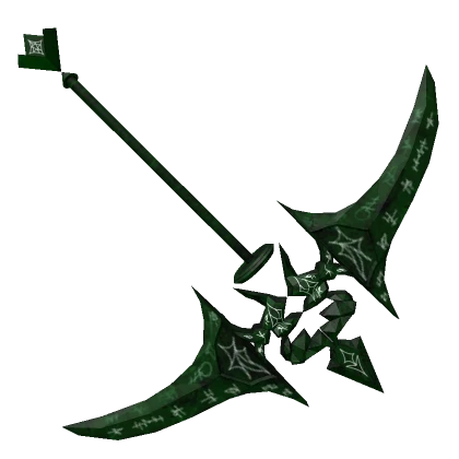 Green Rune Scythe