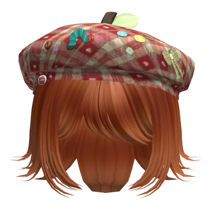 ♡ Ginger Short Spiky hair & Mori kei Igari Beret