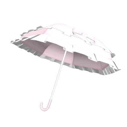 ♡ : sweet pink ruffle parasol