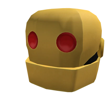 Yellow Robot Soldier Head