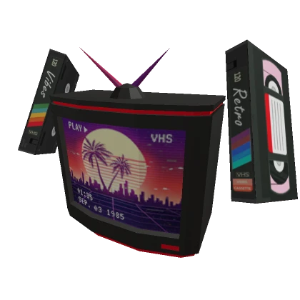 Synthwave TV Hat