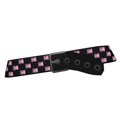 y2k Pink Emo Scene Studded Belt 3.0