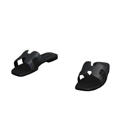 Black sandals