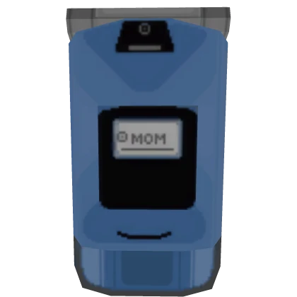 Retro Y2K Waist Flip Phone in Blue