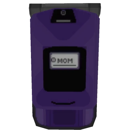 Retro Y2K Waist Flip Phone in Purple