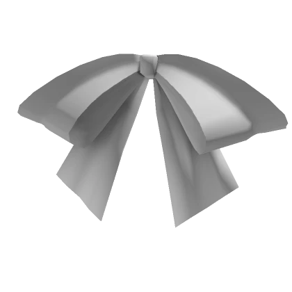 Bow Front Ribbon - White