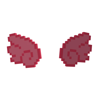 Pink Pixel Cloud Wings