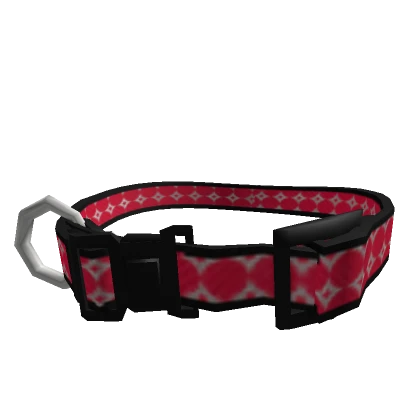 Fancy Red Canine Collar