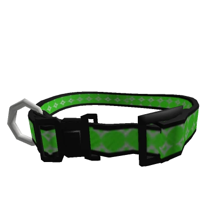 Fancy Green Canine Collar