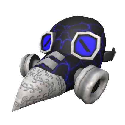 Sad Blue Plague Doctor Mask