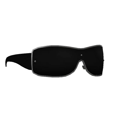 Y2K Framed Sunglasses Black