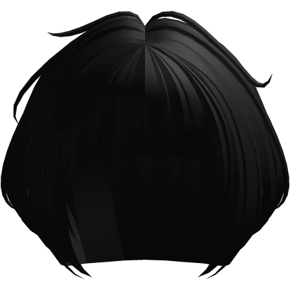 ☆ adorable anime soft bob black