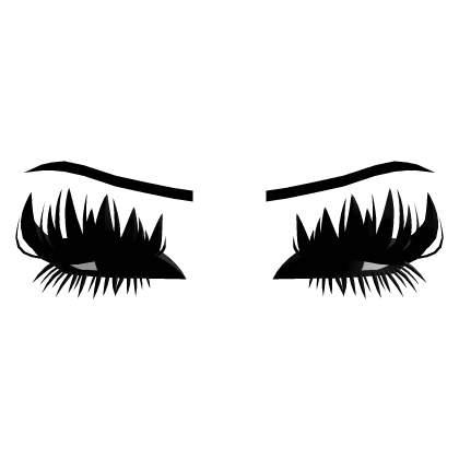 Mink Eyelashes w/ Squinted Eyes