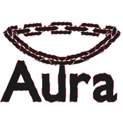 Christmas Candy Cane Aura Chain