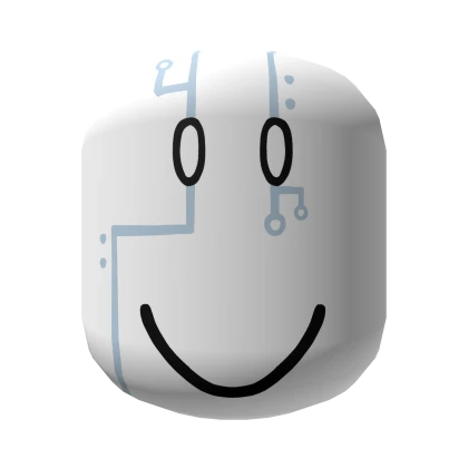 Robot Goober Circuit Face [White]