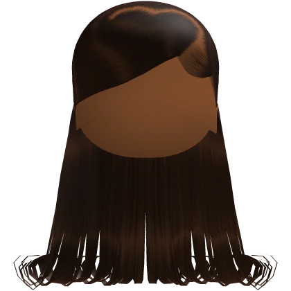 Half Updo Heart Bun [Brown]