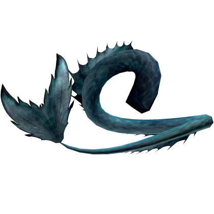 Blue Long Siren Tail