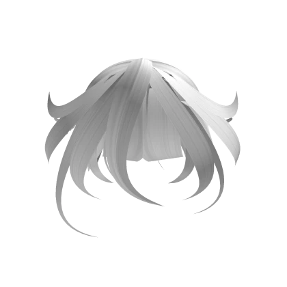 The savior's angelic pure white hair