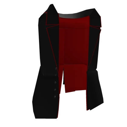 Black and Red Elegant Suit (Beltless)