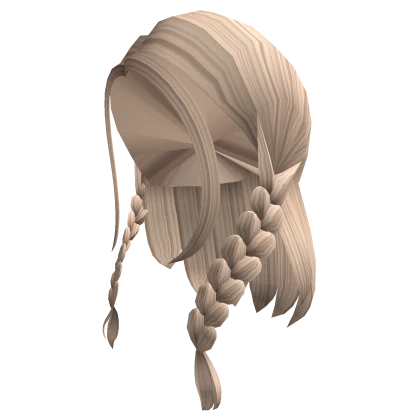Aesthetic Blonde Y2k Mid Half Up Braid