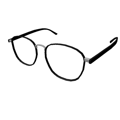 Silver Black Stylish Glasses