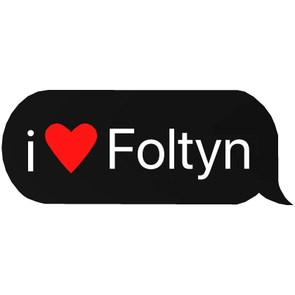 i heart Foltyn text