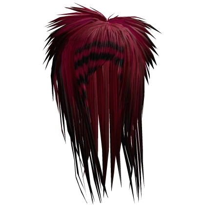 Messy Kannibal Scene Hair (Red/Black)