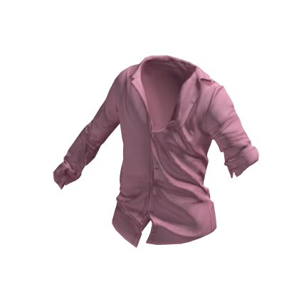 Pink Loose Button-up