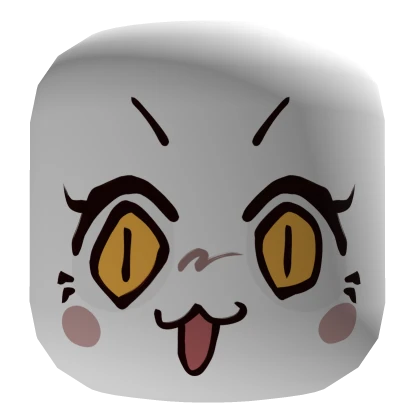 Cute Silly Halloween Monster Girl Face