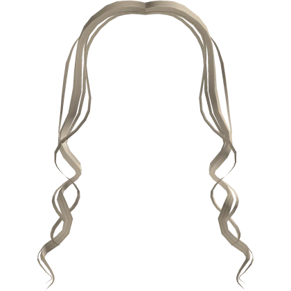 Platinum Curled Front Strands