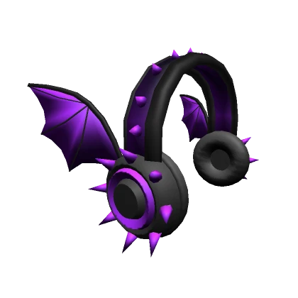 Bat Wing Headphones - Purple