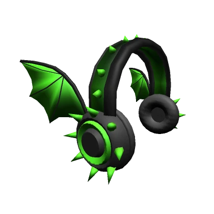 Bat Wing Headphones - Green