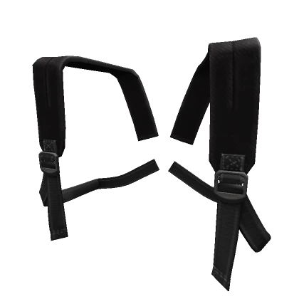 Black Backpack Straps 