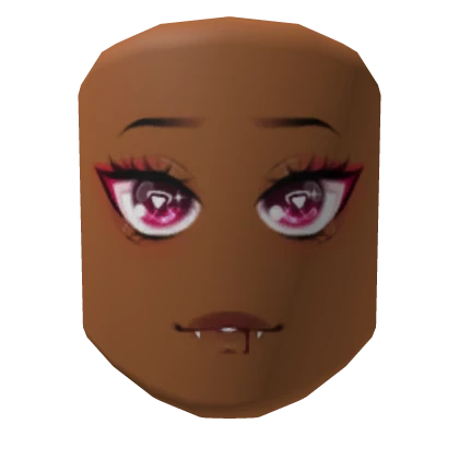 Spooky Adorable Vampire Face Mask Dark