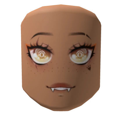 Scarred Freckled Werewolf Face Mask Light