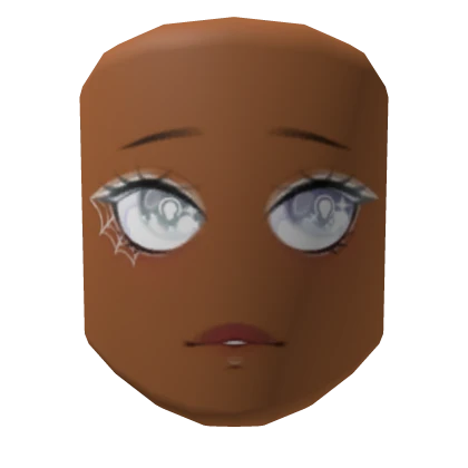 Ghostly Spider Webbed Face Mask Dark