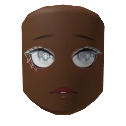 Ghostly Spider Webbed Face Mask Dark