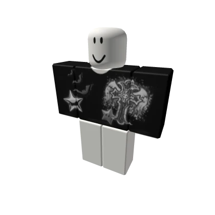 Grungy mario super star bat vampire cross chrome