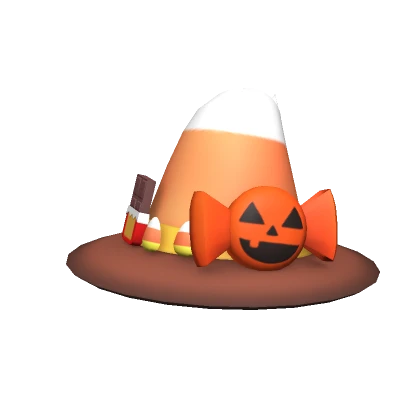 Candy Corn Wizard Hat of Sweets