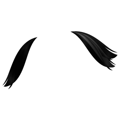 Tomoko Messy Hair Tufts Black