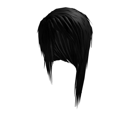 Sideswept Scene Hair (Black)