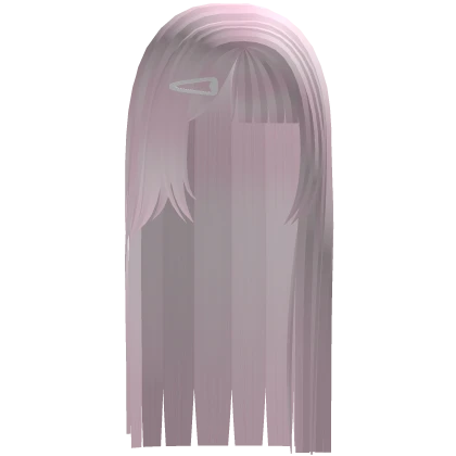 ୨୧ cutecore anime long straight hair - pink