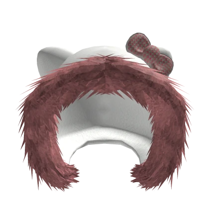 Capucha de Hello Kitty con Piel Rosa